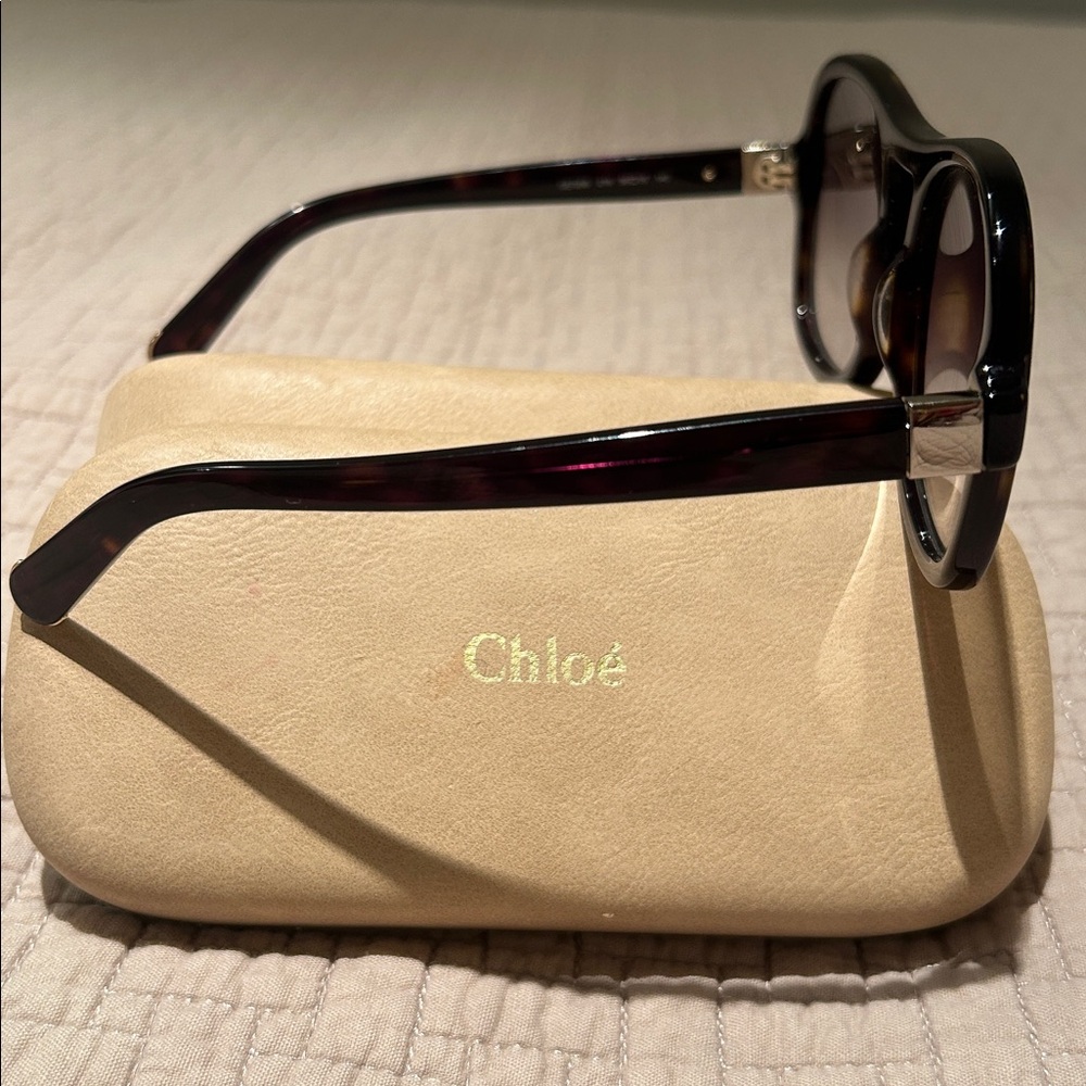 Women's Chloe Brown Sunglasses - Picture 4 of 9